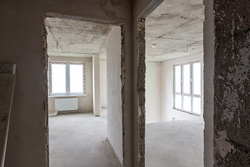 Image showing Doorways in the new building, the entrance to different rooms
