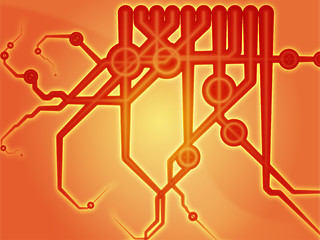 Image showing Technical schematic diagram