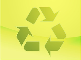 Image showing Recycling eco symbol