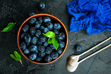 Image showing fresh blueberry