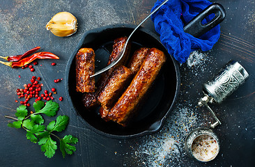 Image showing sausages