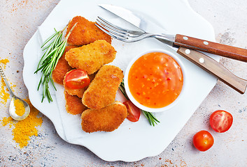 Image showing chicken nuggets 