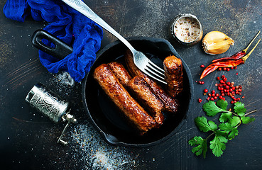 Image showing sausages