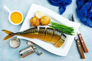 Image showing smoked fish