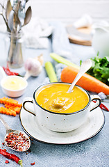 Image showing carrot soup