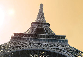 Image showing Bottom view on Eiffel Tower, Paris, France