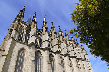 Image showing Holy temple Barbara (Chram Svate Barbory), Kutna Hora, Czech Rep