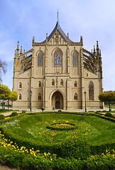 Image showing Holy temple Barbara (Chram Svate Barbory), Kutna Hora, Czech Rep