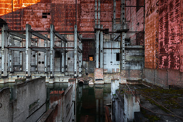 Image showing Part of an Unfinished Nuclear Reactor in Chernobyl