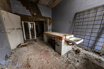 Image showing Autopsy room in Pripyat hospital