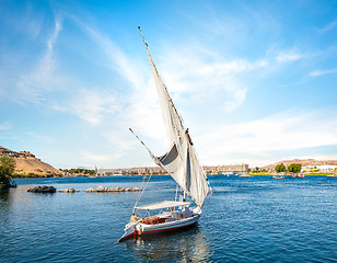 Image showing River Nile in Aswan