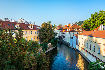 Image showing Canal in Prague