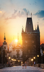 Image showing Prague at dawn