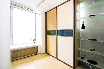 Image showing Wardrobe bamboo wide