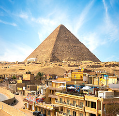 Image showing Giza city In Pyramid 