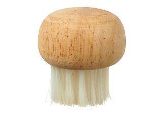 Image showing Wooden brush for mushrooms