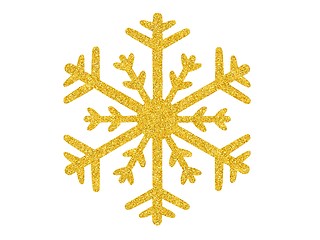 Image showing Christmas snowflake on white