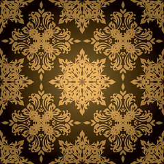 Image showing gothic gold leaf