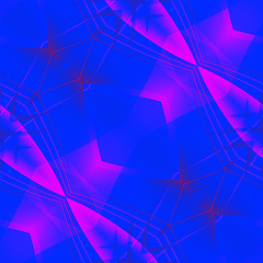 Image showing Blue abstract seamless background