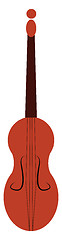 Image showing Violin a string musical instrument vector or color illustration