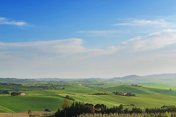 Image showing Beautiful spring landscape in Tuscany