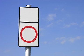 Image showing blank sign