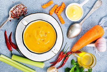 Image showing carrot soup