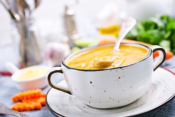 Image showing carrot soup