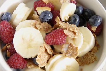 Image showing healthy bowl of breakfast 