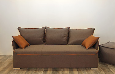 Image showing Brown Sofa