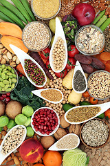 Image showing High Fibre Health Food Selection