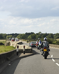 Image showing motor cyclists 