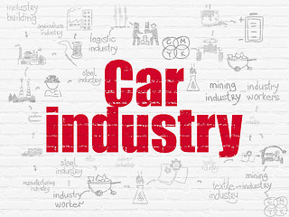 Image showing Industry concept: Car Industry on wall background