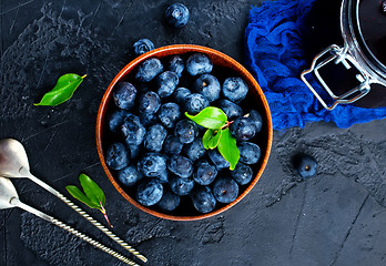 Image showing fresh blueberry