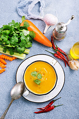 Image showing carrot soup