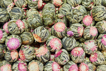 Image showing turkish green tea balls