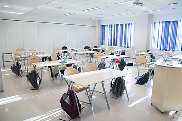 Image showing Empty Classroom