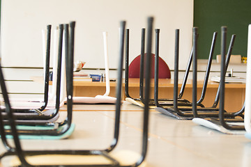 Image showing Empty Classroom