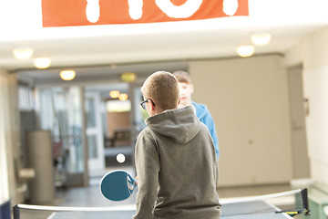 Image showing Table Tennis Break