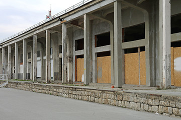 Image showing Boarded up Warehouse