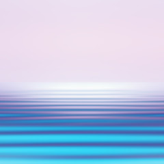 Image showing Abstract Motion Blurred Seascape Background In Vivid Holographic