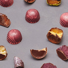 Image showing Colorful candies background