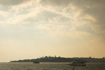 Image showing panoramic view of the city Istanbul