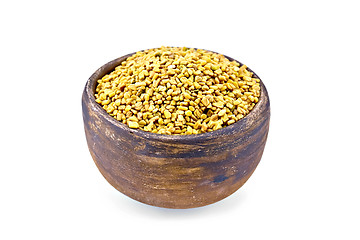 Image showing Fenugreek in bowl 