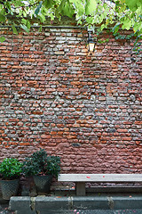 Image showing old brick wall