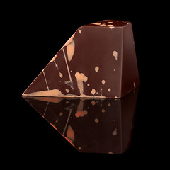 Image showing chocolate candy on black background