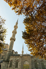 Image showing Blue Mosque Sultan Ahmet Cami in Istanbul Turkey