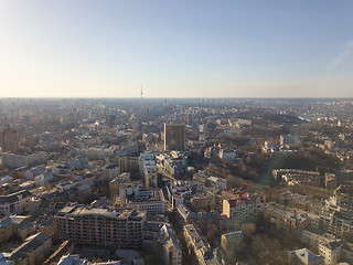 Image showing Vozdvizhenka, Podol and Dorogozhychi districts and the city center of Kiev