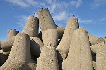 Image showing Breakwaters