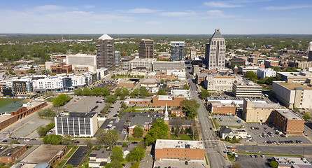 Image showing Greensboro North Carolina Downtown City Skyline Urban Core